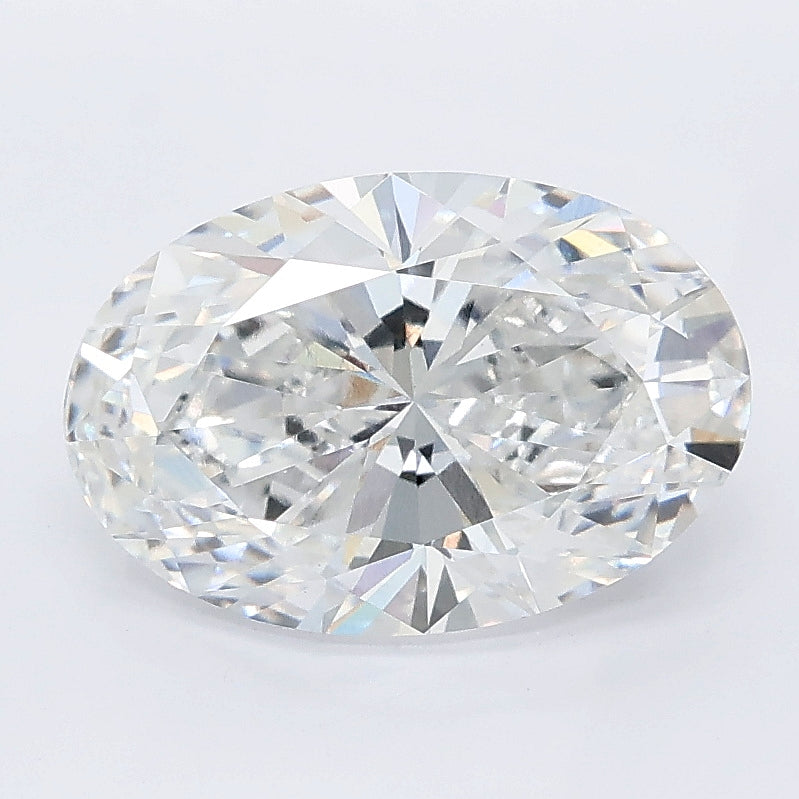 2.52 carat oval lab grown diamond E color VS1 clarity