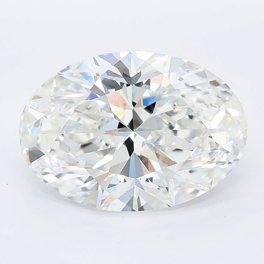3.52 carat oval lab grown diamond E color VS1 clarity