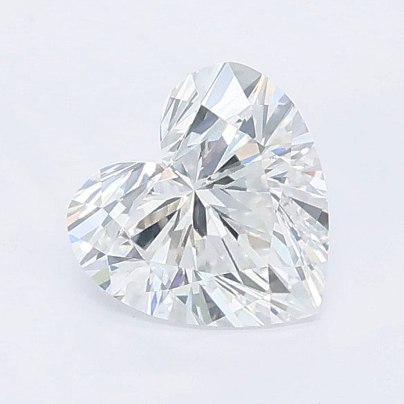 1.02 carat heart lab grown diamond E color VVS1 clarity