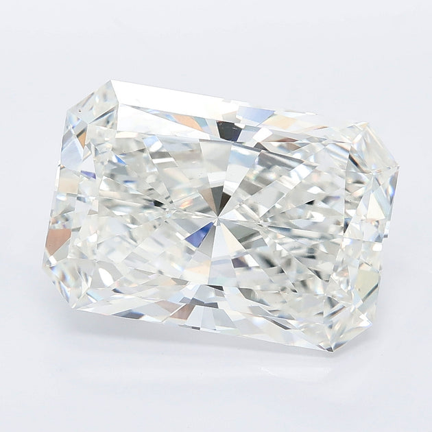 7.09 carat radiant lab grown diamond F color VS1 clarity