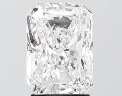 2.56 carat radiant lab grown diamond F color VVS2 clarity