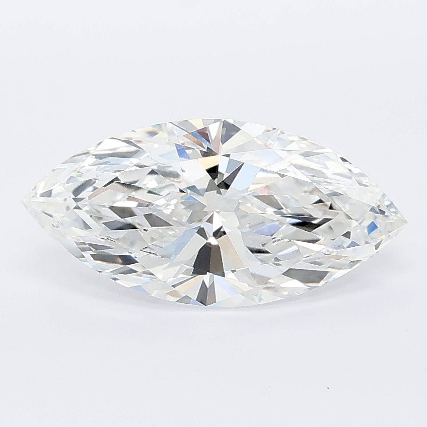 1.60 carat marquise lab grown diamond E color VVS2 clarity