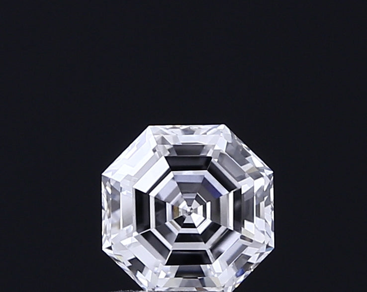 1.10 carat octagon lab grown diamond D color VVS2 clarity