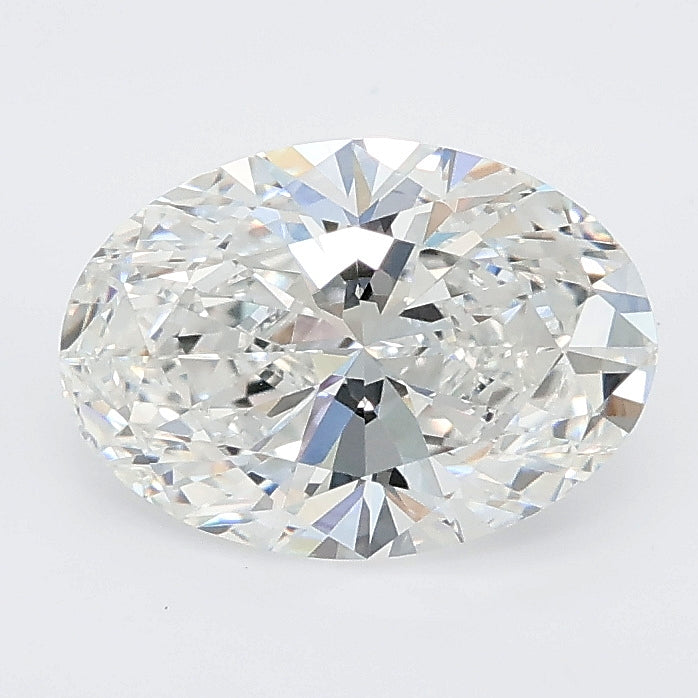 1.50 carat oval lab grown diamond E color VS1 clarity