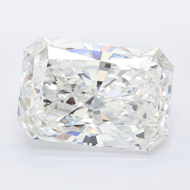 7.02 carat radiant lab grown diamond F color VVS2 clarity