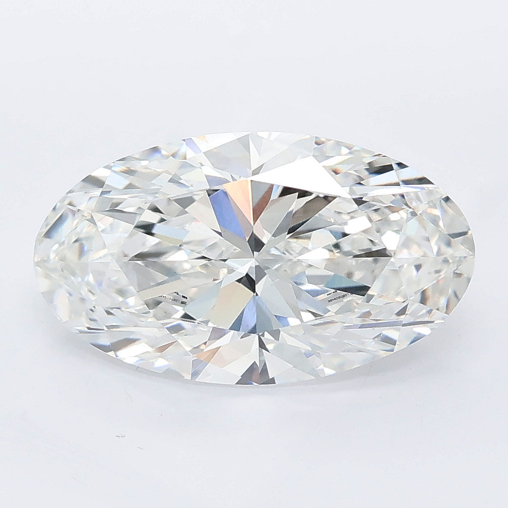 3.74 carat moval lab grown diamond E color VS1 clarity
