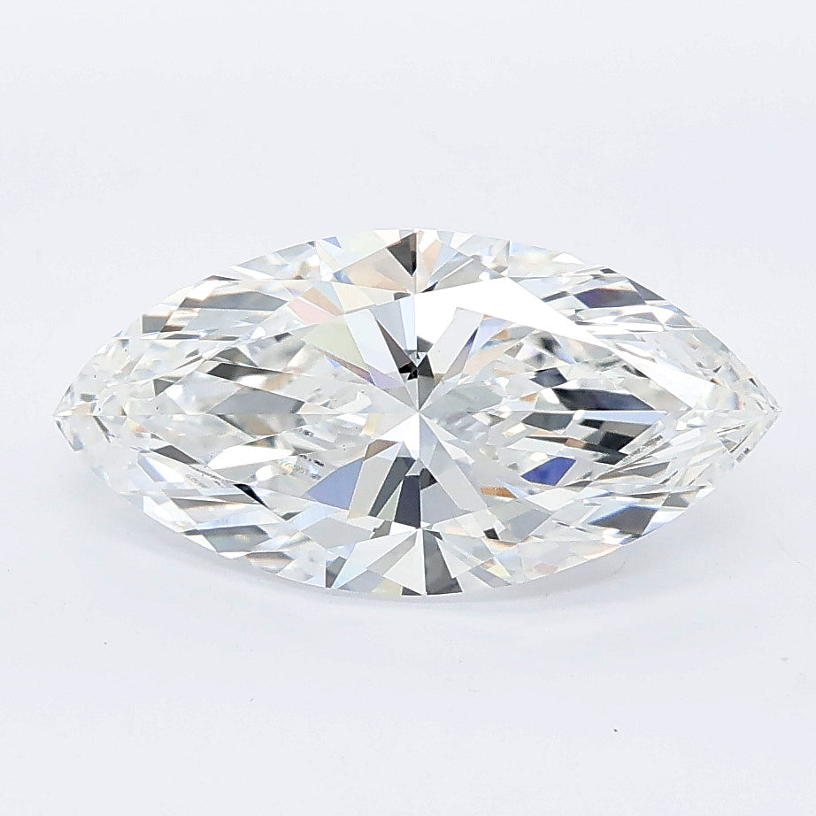 2.20 carat marquise lab grown diamond E color VS1 clarity