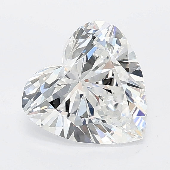 1.02 carat heart lab grown diamond D color VS1 clarity