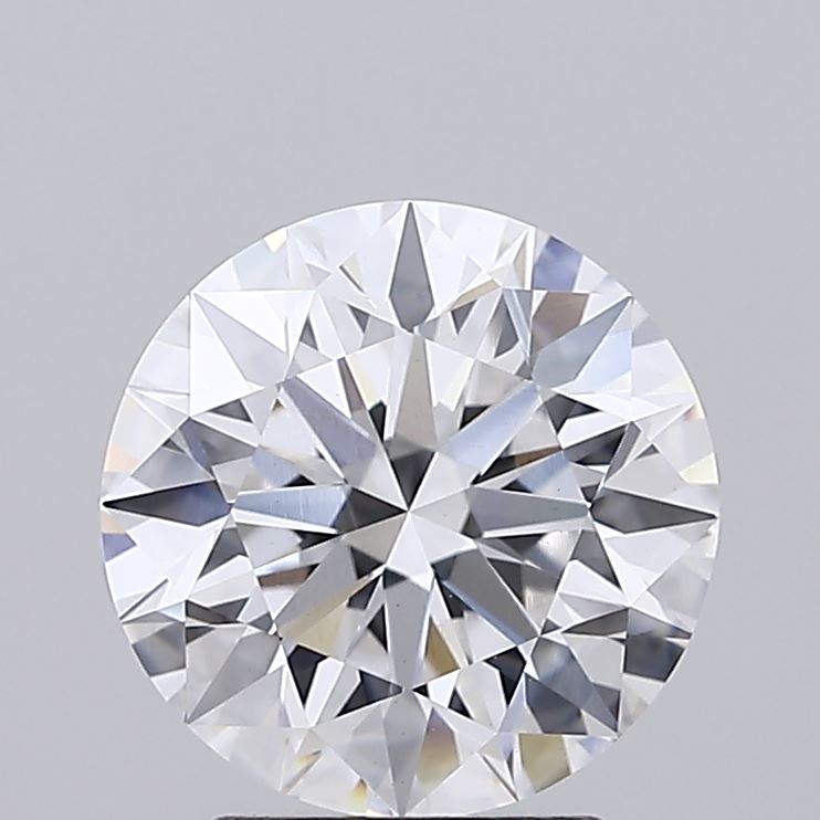 2.50 carat round lab grown diamond D color VS2 clarity
