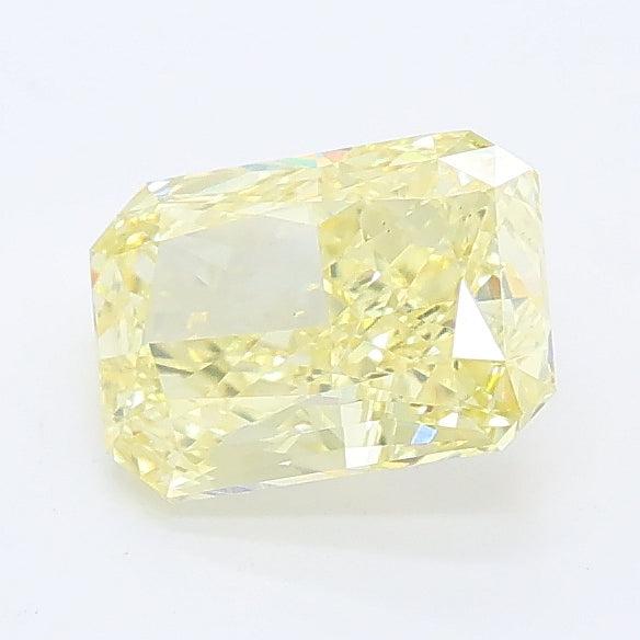 1.10 carat fancy intense yellow radiant lab grown diamond VS1 clarity