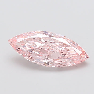 2.04 carat fancy intense pink marquise lab grown diamond VS1 clarity