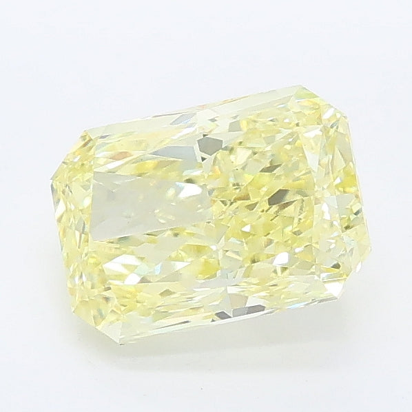 1.41 carat fancy intense yellow radiant lab grown diamond VS1 clarity