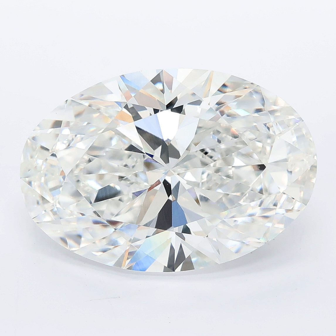 8.29 carat oval lab grown diamond E color VVS2 clarity