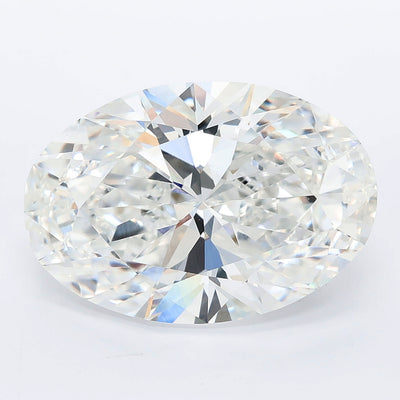 8.29 carat oval lab grown diamond E color VVS2 clarity