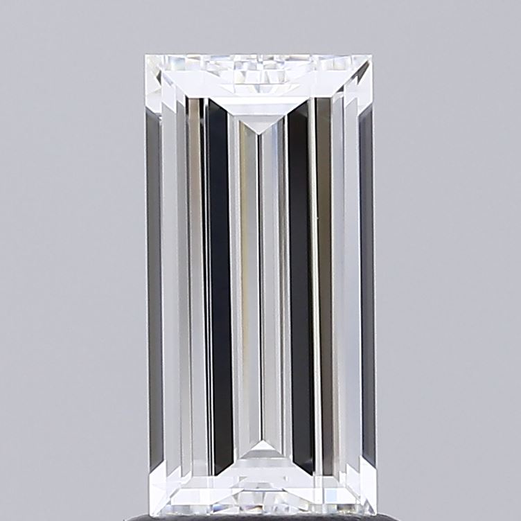 1.11 carat baguette lab grown diamond E color VVS2 clarity