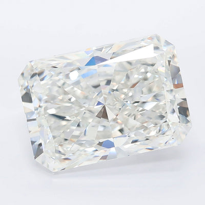 7.10 carat radiant lab grown diamond F color VVS2 clarity