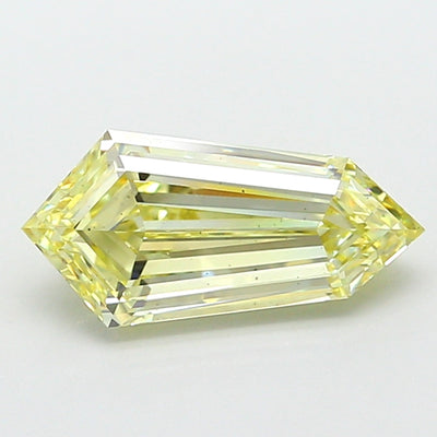2.02 carat fancy yellow dutch marquise lab grown diamond VS2 clarity