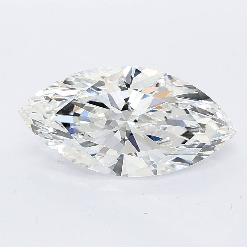 1.56 carat marquise lab grown diamond D color VVS2 clarity
