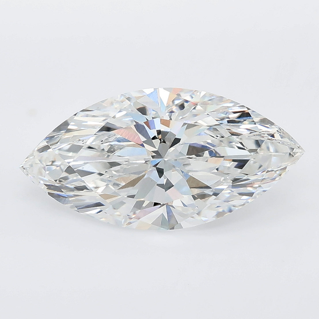 3.58 carat marquise lab grown diamond E color VS1 clarity