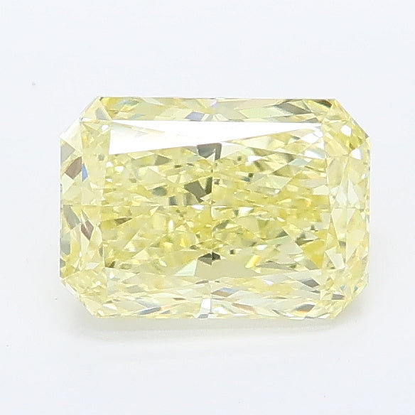 1.17 carat fancy intense yellow radiant lab grown diamond VS1 clarity