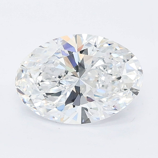 1.28 carat oval lab grown diamond D color VS1 clarity