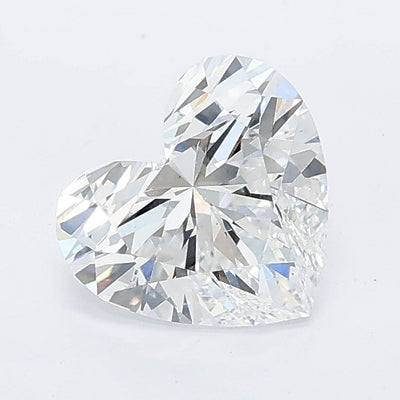 1.07 carat heart lab grown diamond D color VS1 clarity