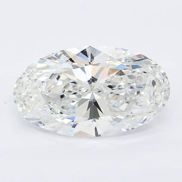 3.09 carat moval lab grown diamond E color VS1 clarity