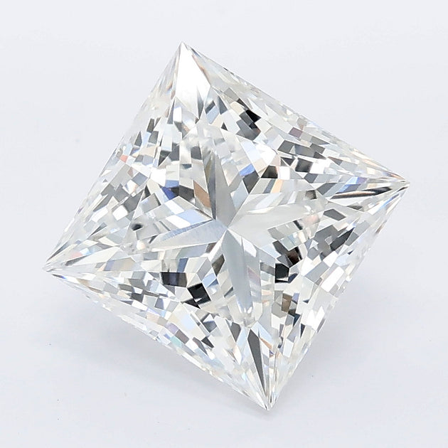 3.09 carat princess lab grown diamond D color VVS2 clarity
