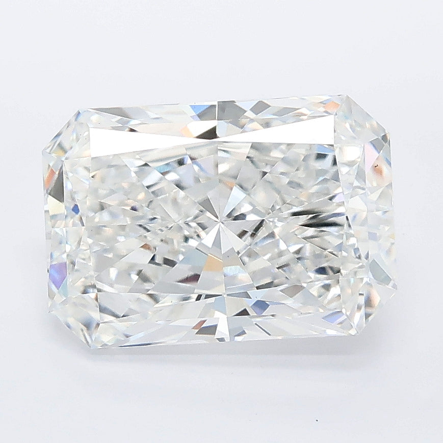 3.50 carat radiant lab grown diamond E color VS1 clarity