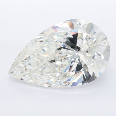 13.02 carat pear lab grown diamond F color VVS2 clarity