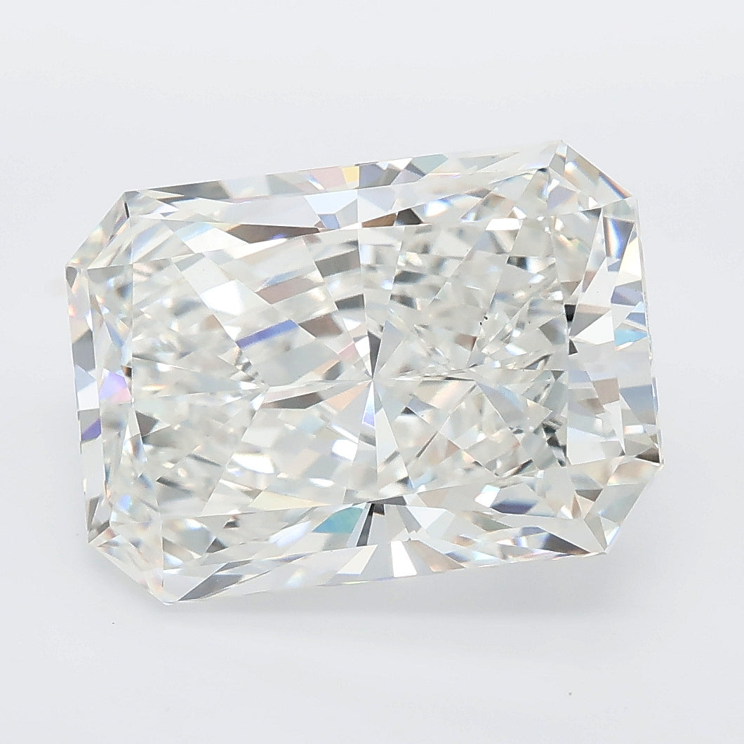 7.29 carat radiant lab grown diamond F color VS1 clarity