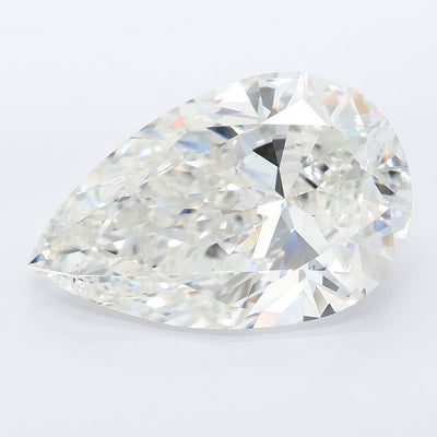 12.01 carat pear lab grown diamond F color VS1 clarity