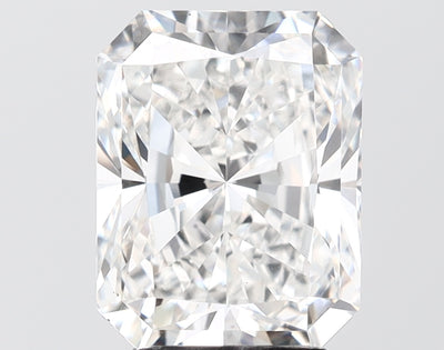 4.08 carat radiant lab grown diamond F color VS1 clarity