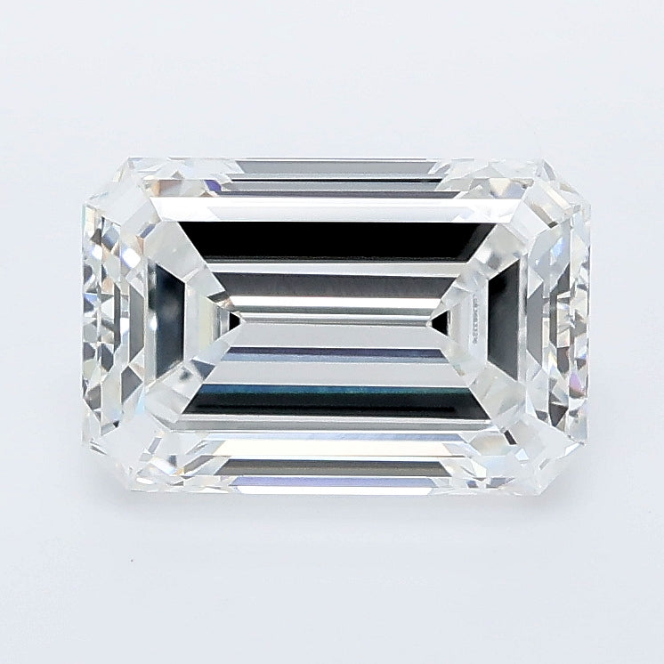 2.29 carat emerald lab grown diamond E color VVS2 clarity