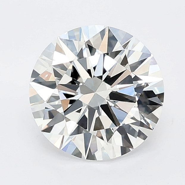 1.50 carat round lab grown diamond E color VVS2 clarity