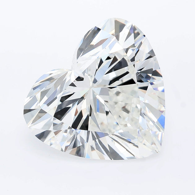 7.56 carat heart lab grown diamond E color VVS2 clarity