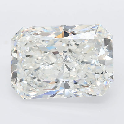 6.03 carat radiant lab grown diamond F color VVS2 clarity