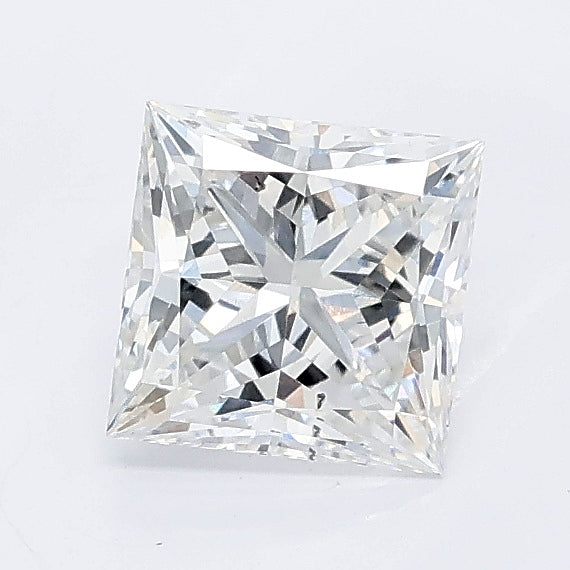 1.00 carat princess lab grown diamond E color VS2 clarity