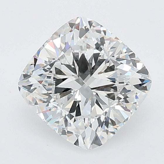 1.25 carat cushion lab grown diamond D color VVS2 clarity