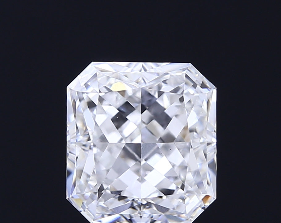 4.01 carat radiant lab grown diamond E color VVS2 clarity