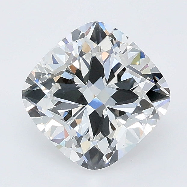 1.74 carat cushion lab grown diamond E color VS1 clarity
