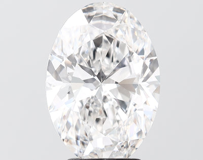 4.06 carat oval lab grown diamond E color VS1 clarity