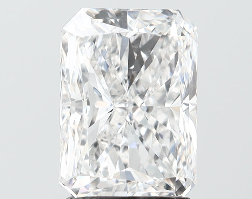 2.52 carat radiant lab grown diamond E color VS1 clarity