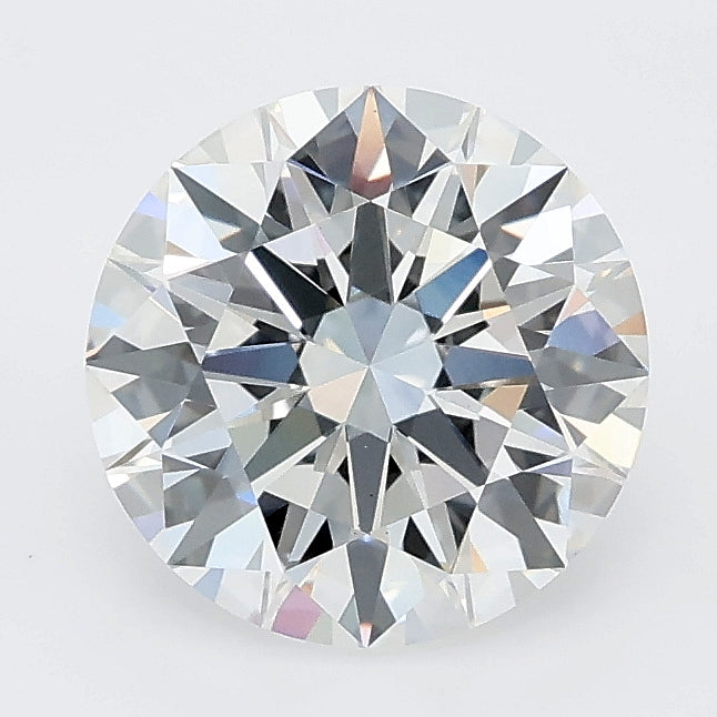 2.05 carat round lab grown diamond E color VS1 clarity