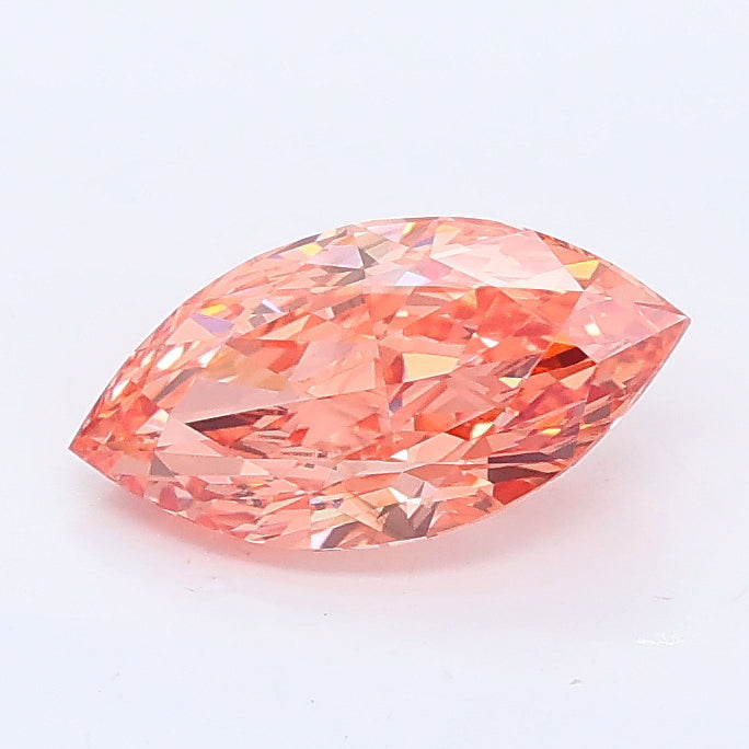 1.02 carat fancy brown marquise lab grown diamond VS1 clarity