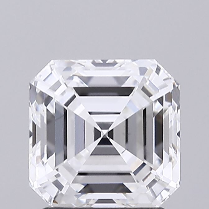 1.83 carat asscher lab grown diamond E color VS1 clarity