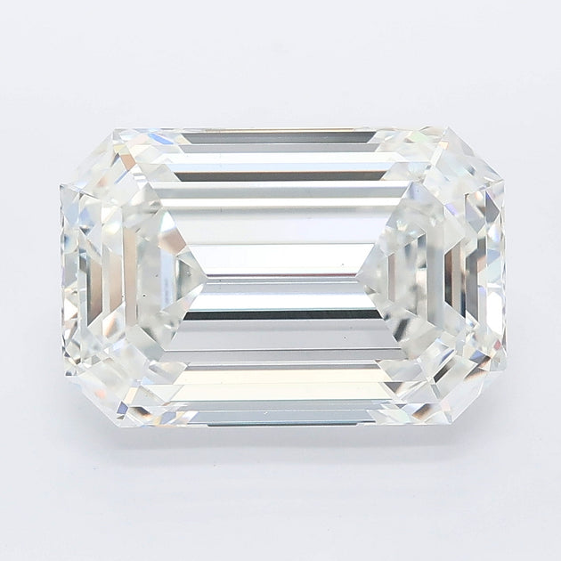 5.06 carat emerald lab grown diamond E color VS1 clarity