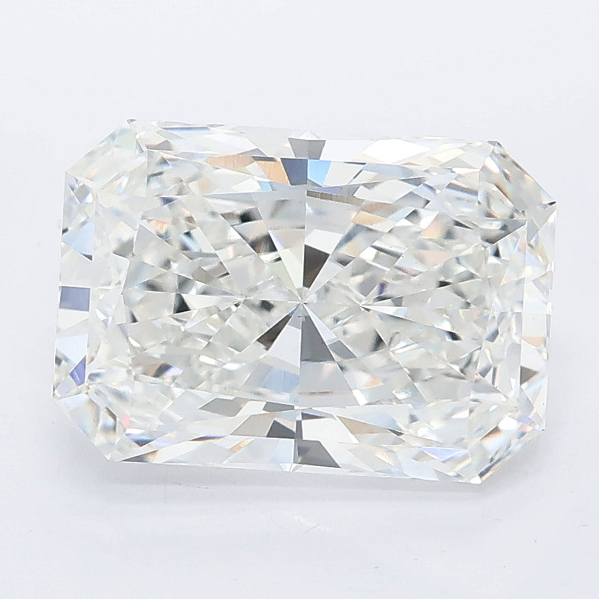 4.09 carat radiant lab grown diamond E color VS1 clarity