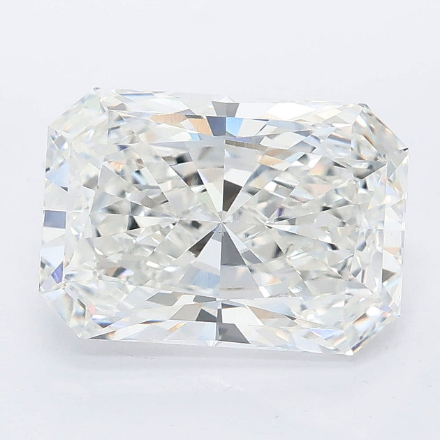 4.09 carat radiant lab grown diamond E color VS1 clarity