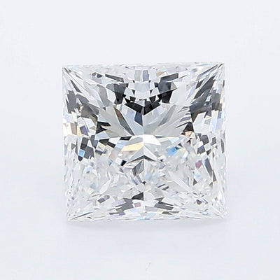 1.07 carat princess lab grown diamond D color VVS2 clarity